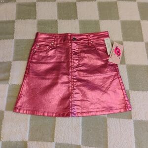 Betsey Johnson Tween Metallic Skirt